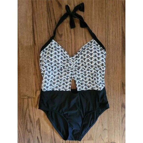 ATHENA Sweetheart Haulter One-Piece Swimsuit Women's Size 8 - Picture 1 of 4